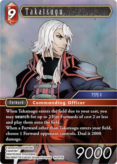 Takatsugu 24-011H Hidden Legends Final Fantasy card