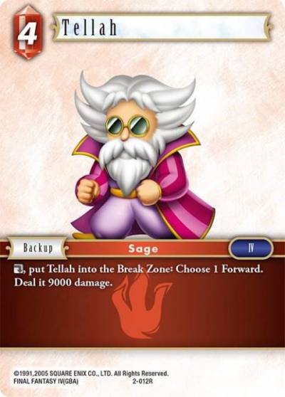 Tellah 2-012R Opus II Final Fantasy card