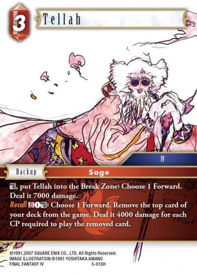 Tellah 5-015H Opus V Final Fantasy card