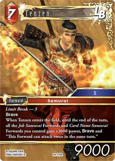 Tenzen LB 24-115R Hidden Legends Final Fantasy card
