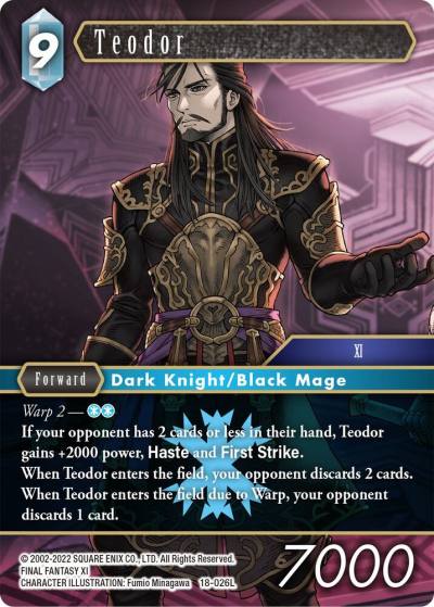 Teodor 18-026L Resurgence of Power Final Fantasy card