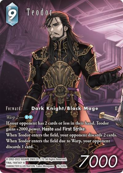 Teodor Full Art 18-026L Resurgence of Power Final Fantasy card