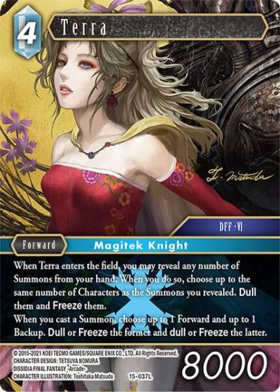 Terra 15-037L Crystal Dominion Final Fantasy card