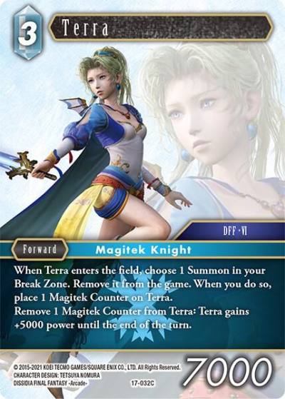 Terra 17-032C Rebellion's Call Final Fantasy card