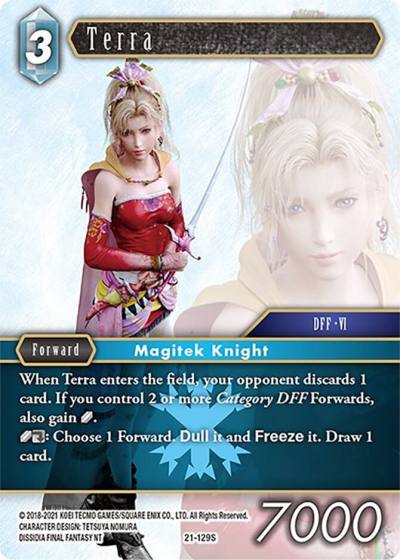 Terra 21-129S Beyond Destiny Final Fantasy card