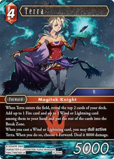Terra 27-014H Journey of discovery Final Fantasy card