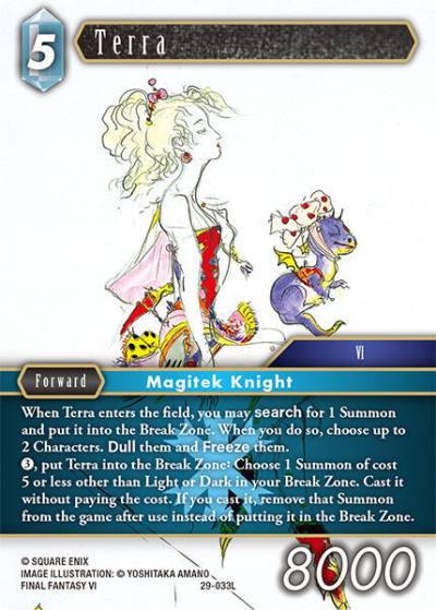 Terra 29-033L Blissful Eternity Final Fantasy card