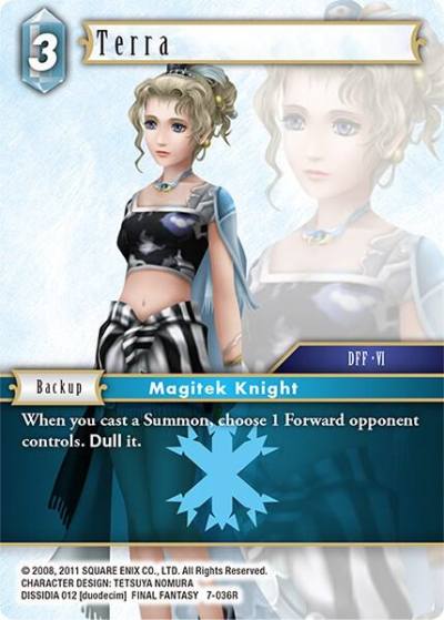 Terra 7-036R Opus VII Final Fantasy card