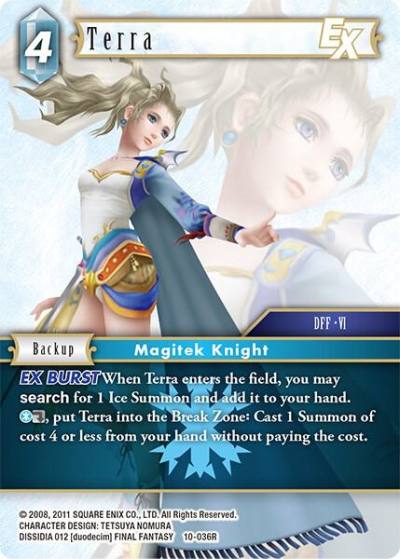 Terra EX 10-036R Opus X Final Fantasy card
