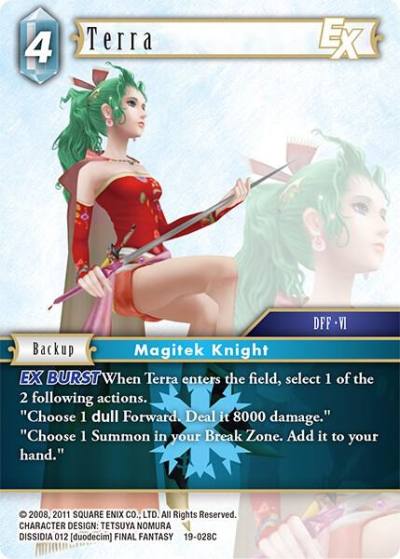 Terra EX 19-028C From Nightmares Final Fantasy card