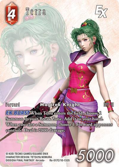 Terra EX Full Art Re-017C/10-132S Legacy Collection Final Fantasy card