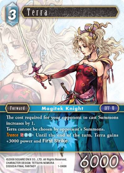 Terra Hero 1-046H Opus I Final Fantasy card