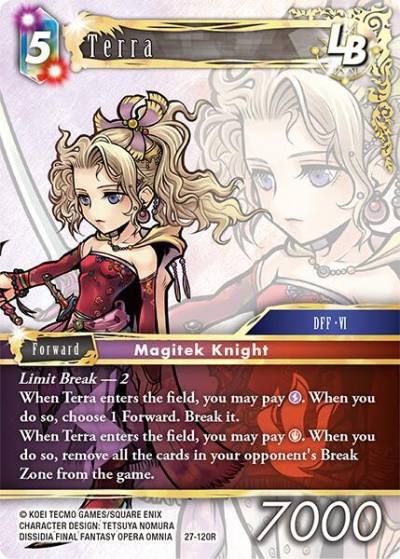 Terra LB 27-120R Journey of discovery Final Fantasy card