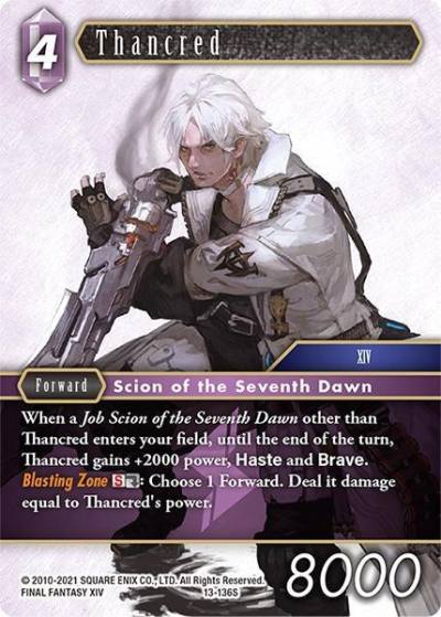 Thancred 13-136S Opus XIII: Crystal Radiance Final Fantasy card