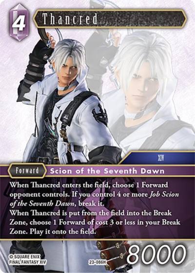 Thancred 23-086H Hidden Trials Final Fantasy card