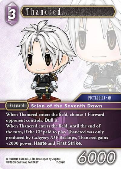 Thancred 7-092C Opus VII Final Fantasy card