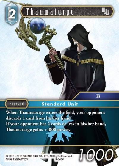 Thaumaturge 5-040C Opus V Final Fantasy card