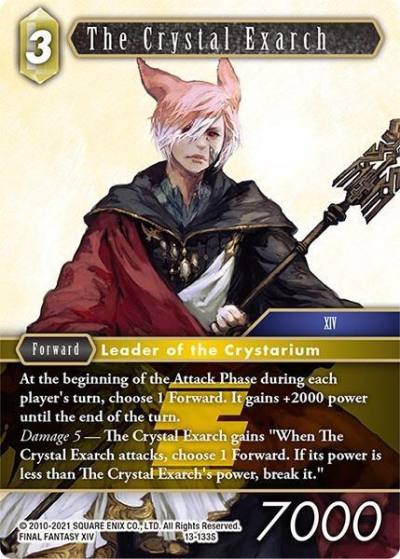The Crystal Exarch 13-133S Opus XIII: Crystal Radiance Final Fantasy card