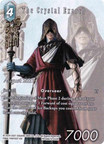 The Crystal Exarch August 2021 PR-099/12-032R FF: Promo Cards Final Fantasy card