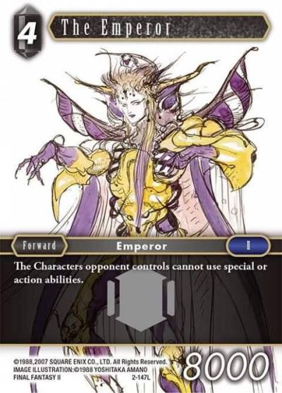 The Emperor 2-147L Opus II Final Fantasy card
