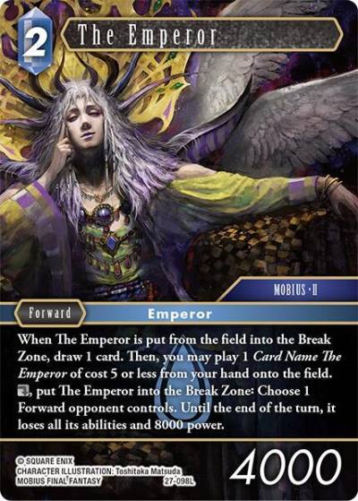 The Emperor 27-098L Journey of discovery Final Fantasy card