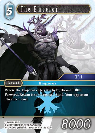 The Emperor 28-027C Dreamlike Oceans Final Fantasy card