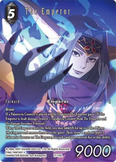 The Emperor Full Art 17-130L Rebellion's Call Final Fantasy card