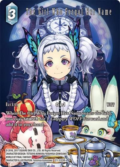 The Girl Who Forgot Her Name Full Art 21-033R Beyond Destiny Final Fantasy card