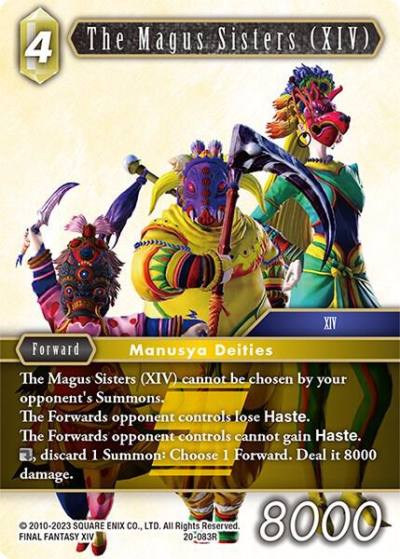 The Magus Sisters XIV 20-083R Dawn of Heroes Final Fantasy card