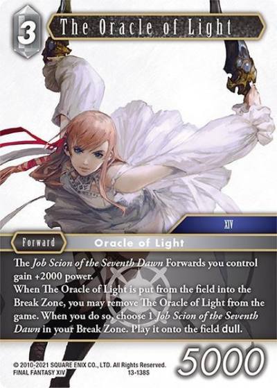The Oracle of Light 13-138S Opus XIII: Crystal Radiance Final Fantasy card
