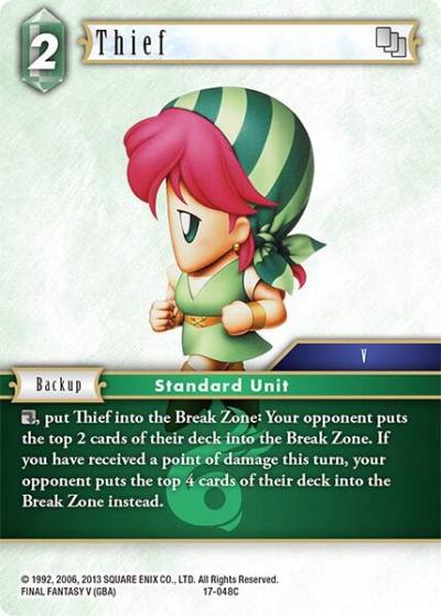 Thief 17-048C Rebellion's Call Final Fantasy card