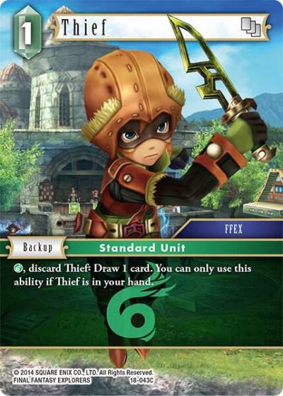 Thief 18-043C Resurgence of Power Final Fantasy card