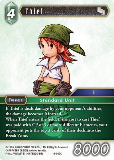 Thief 19-040C From Nightmares Final Fantasy card