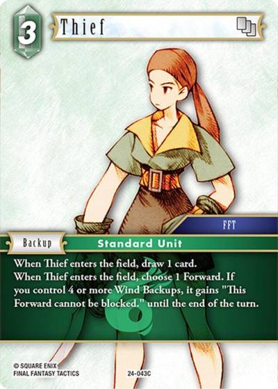 Thief 24-043C Hidden Legends Final Fantasy card