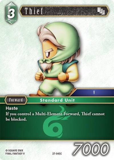 Thief 27-045C Journey of discovery Final Fantasy card