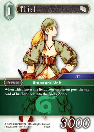 Thief 4-059C Opus IV Final Fantasy card