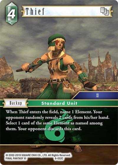 Thief 8-052C Opus VIII Final Fantasy card