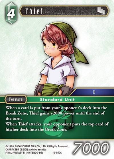 Thief Arc 10-050C Opus X Final Fantasy card