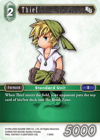 Thief Ingus 1-069C Opus I Final Fantasy card