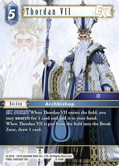 Thordan VII 6-108R Opus VI Final Fantasy card