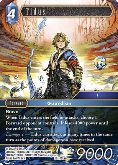 Tidus 29-105L Blissful Eternity Final Fantasy card