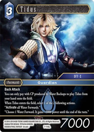 Tidus 7-116L Opus VII Final Fantasy card