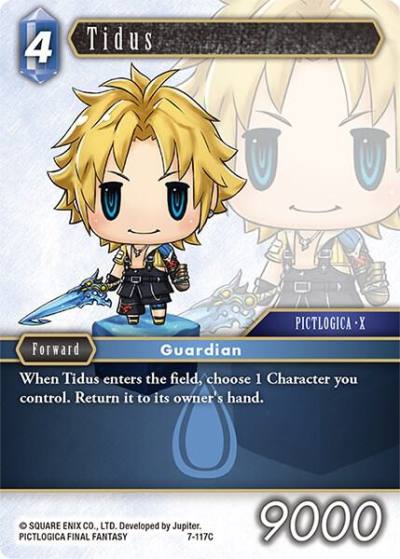 Tidus 7-117C Opus VII Final Fantasy card