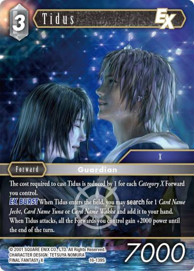 Tidus EX 16-139S Emissaries of Light Final Fantasy card