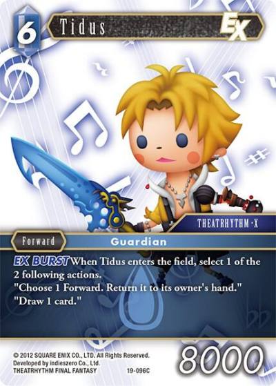 Tidus EX 19-096C From Nightmares Final Fantasy card