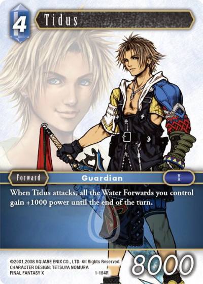 Tidus Rare 1-164R Opus I Final Fantasy card