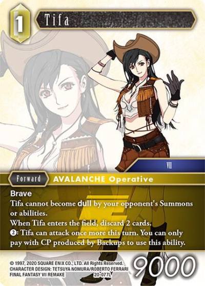 Tifa 077 20-077L Dawn of Heroes Final Fantasy card