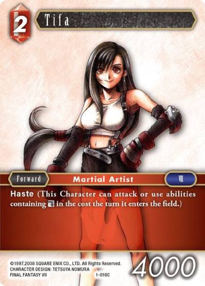 Tifa 1-016C Opus I Final Fantasy card