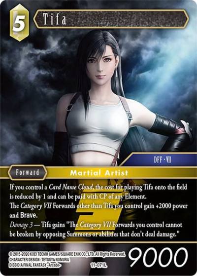 Tifa 11-071L Opus XI Final Fantasy card