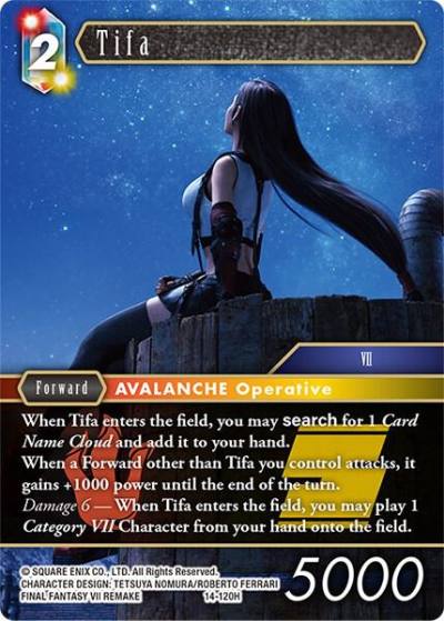 Tifa 14-120H Opus XIV: Crystal Abyss Final Fantasy card